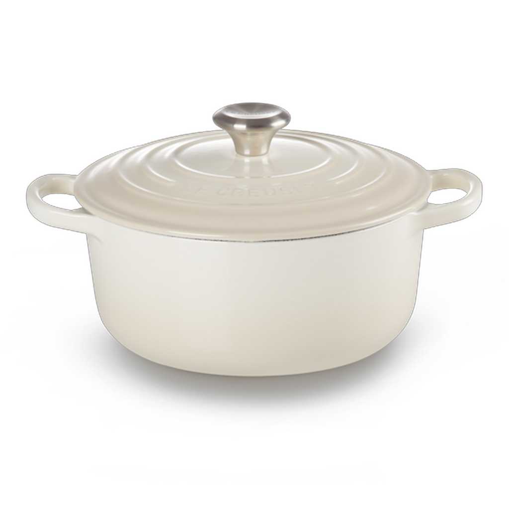 product image - Кастрюля с крышкой Le Creuset CAST IRON, объем 3,3 л, диаметр 22 см, меренга