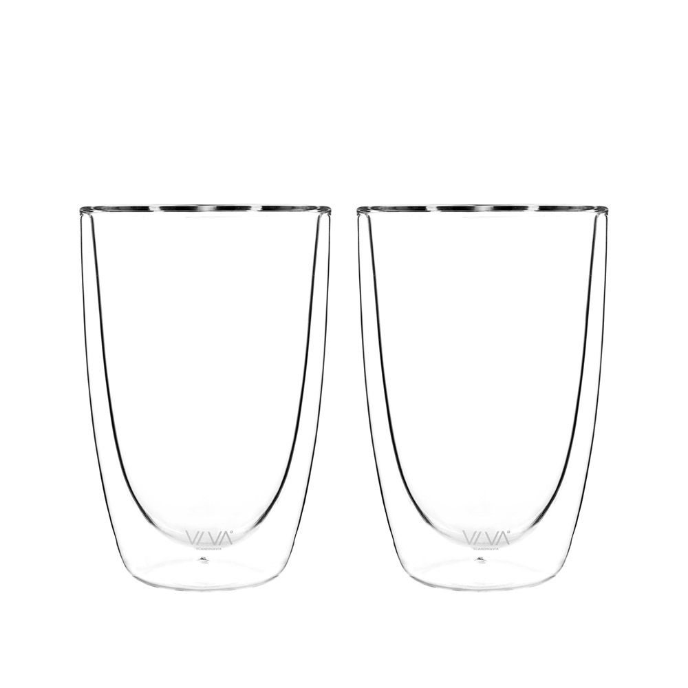 product image - Набор стаканов с двойными стенками Viva Scandinavia LAUREN, 2 шт, объем 0,38 л, прозрачный