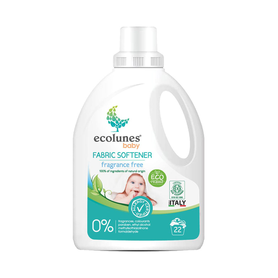 product image - Кондиционер для стирки детского белья Ecolunes, объем 1 л