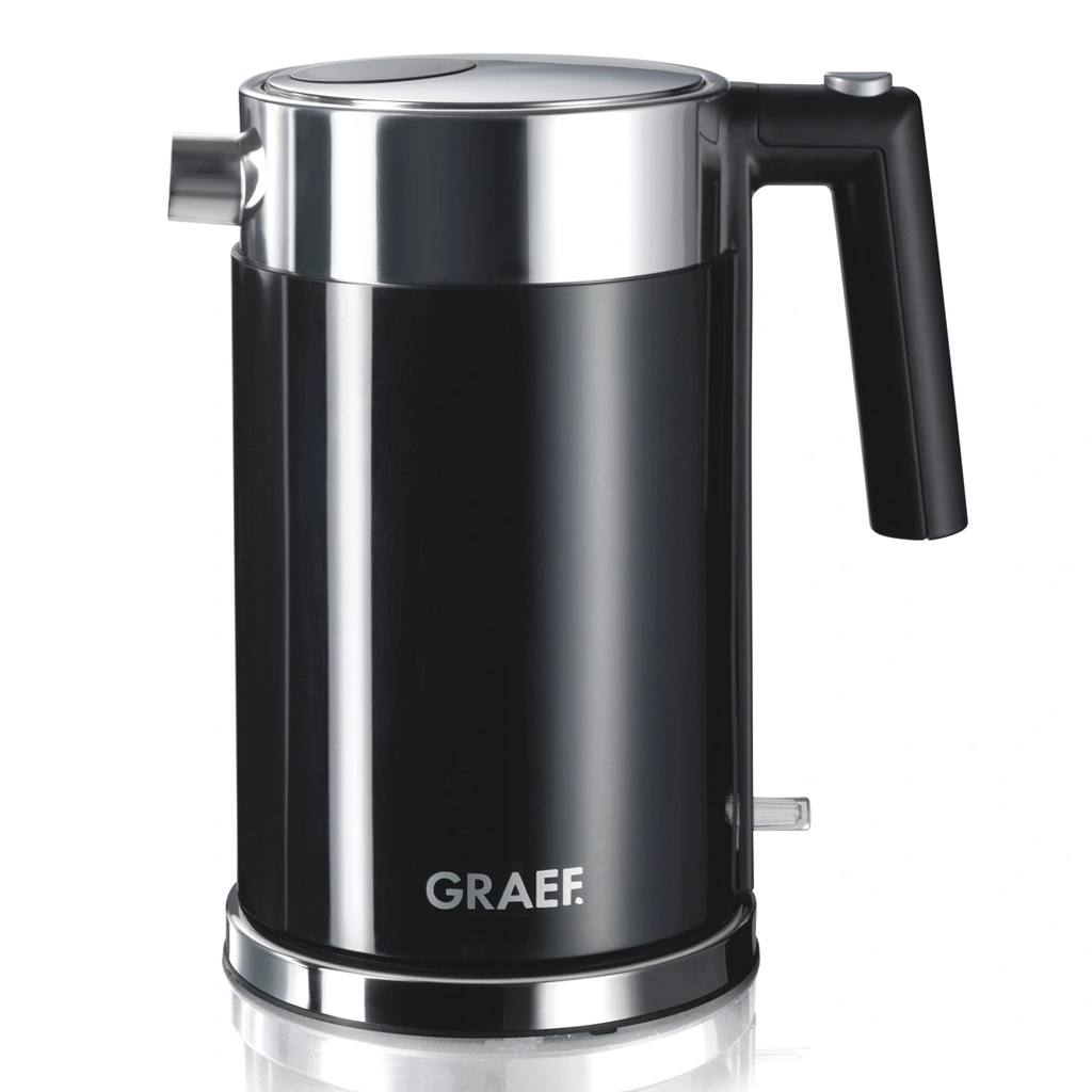product image - Чайник електричний Graef, об'єм 1,5 л, чорний