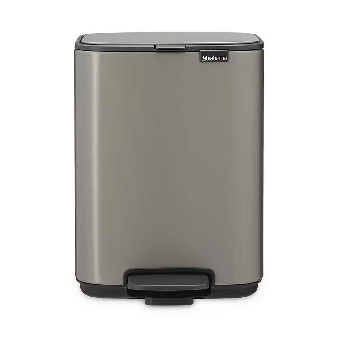 Бак для сміття Brabantia Bo Pedal Bin, об'єм 7 л, платиновий