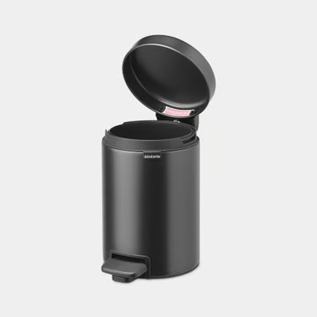 Бак для мусора Brabantia Pedal Bin NewIcon, объем 5 л, графитовый