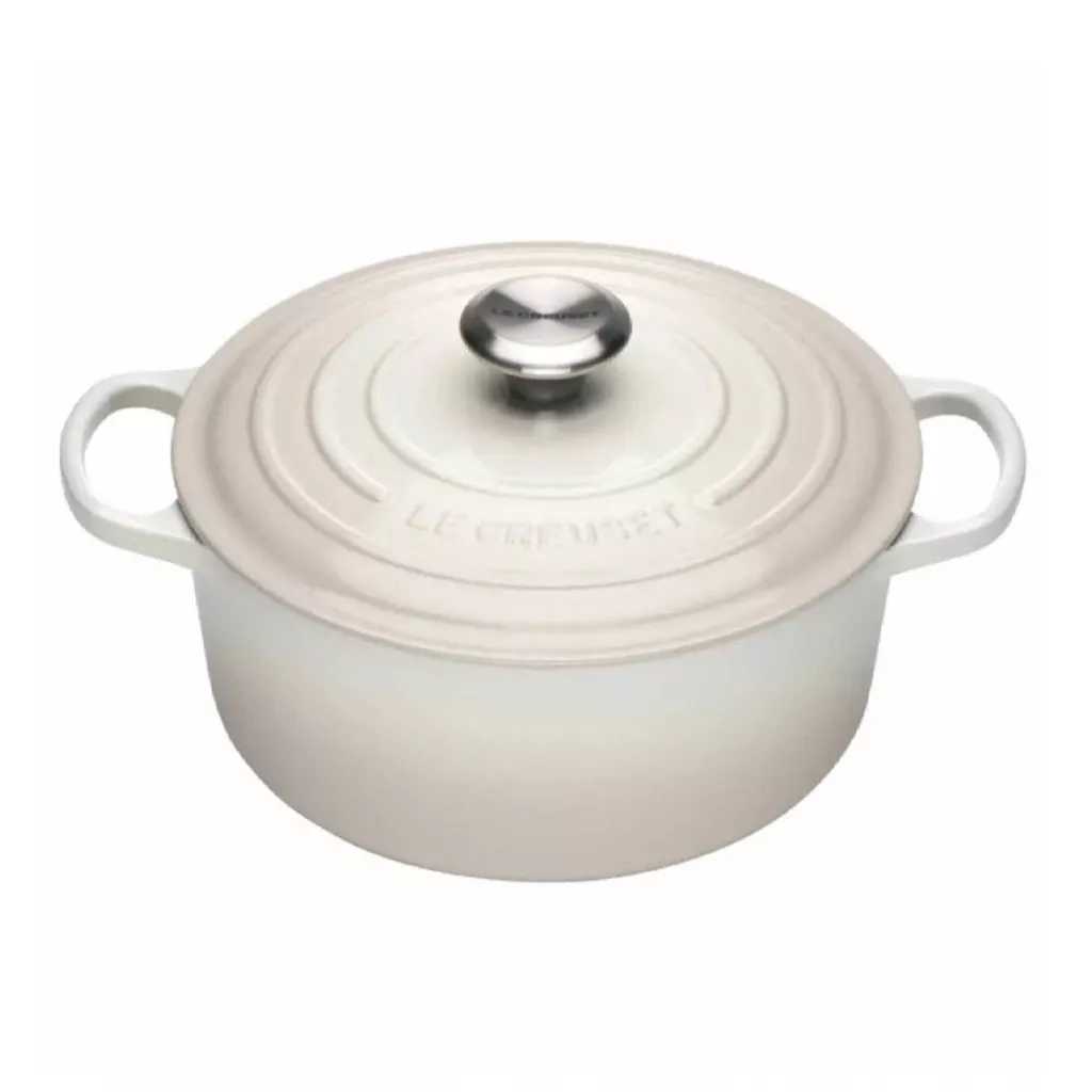 product image - Кастрюля с крышкой Le Creuset CAST IRON, объем 4,2 л, диаметр 24 см, меренга