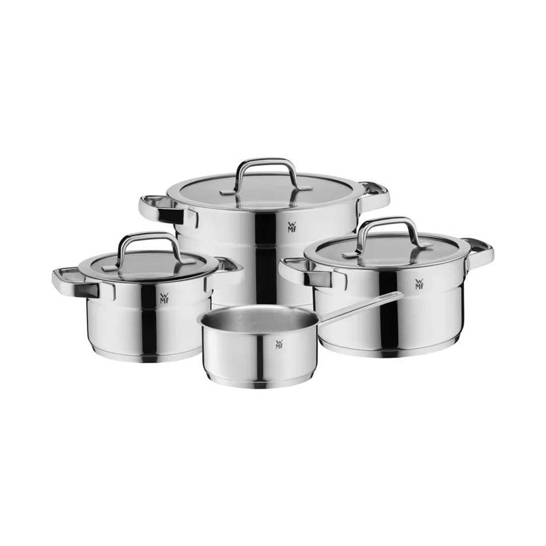 product image - Набор кастрюль с крышками WMF Compact Cuisine, серебристый, 4 шт