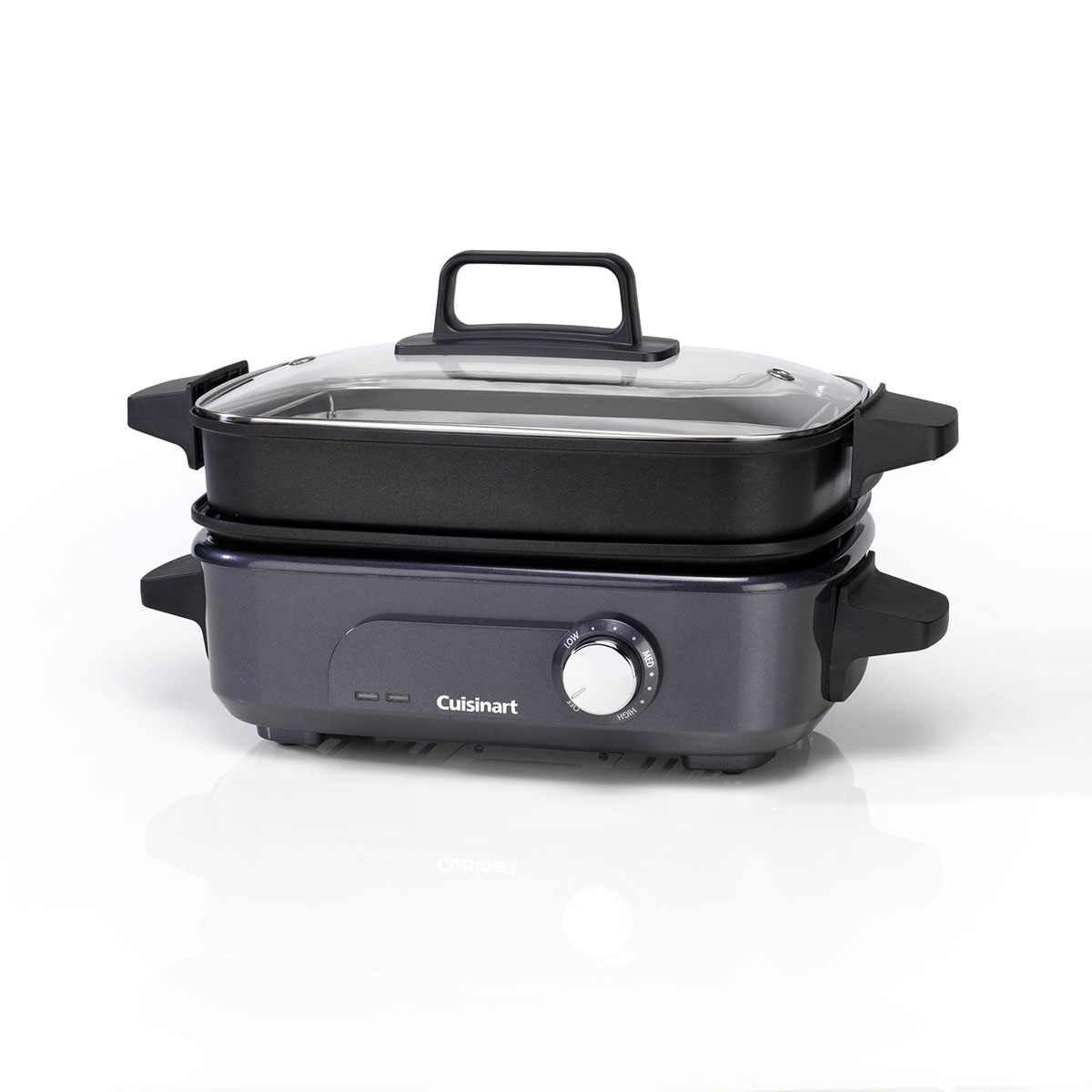 product image - Мультиварка 5-в-1 Cuisinart GRMC3E GRIDDLER, темно-сірий