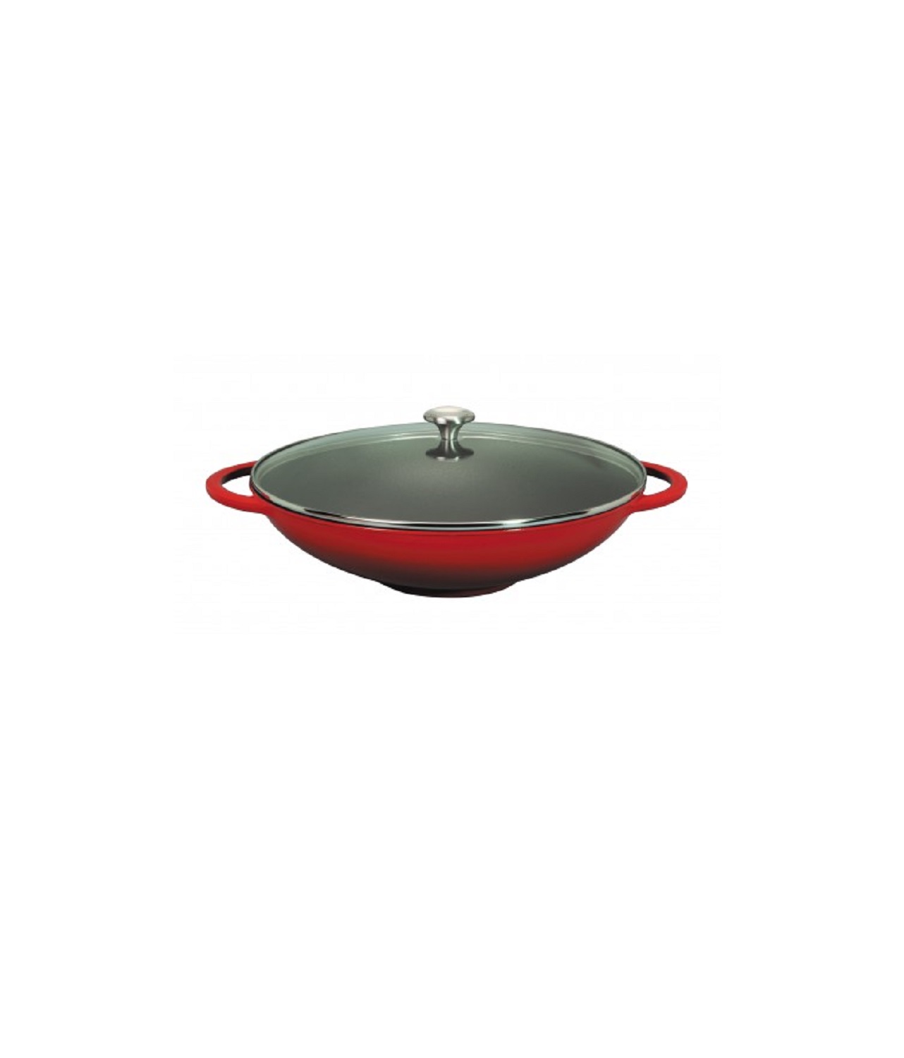 product image - Вок с крышкой Chasseur WOK, диаметр 37 см, объем 4,5 л, красный