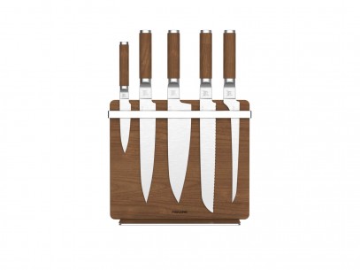 product image - Блок для ножей Fiskars Norden, 24,8 х 30,8 х 3,8 см, коричневый