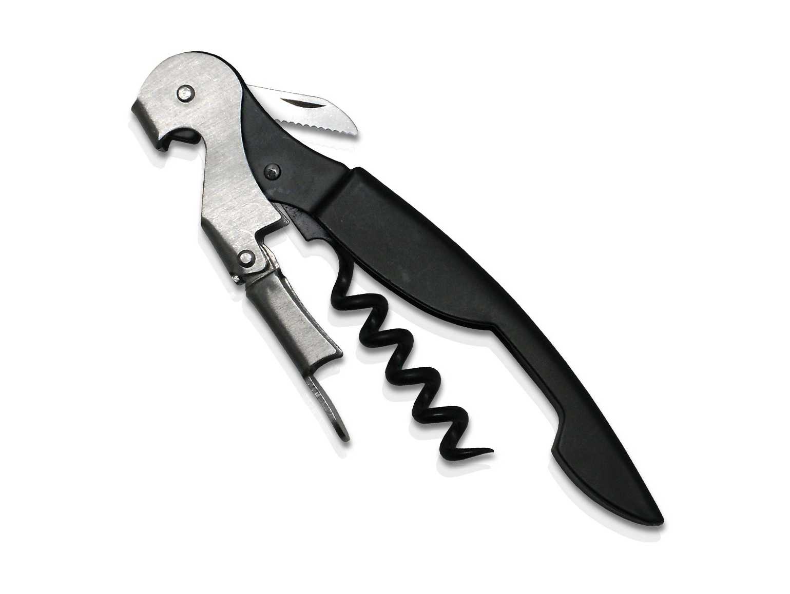 product image - Штопор сомелье VinBouquet TO OPEN, черный