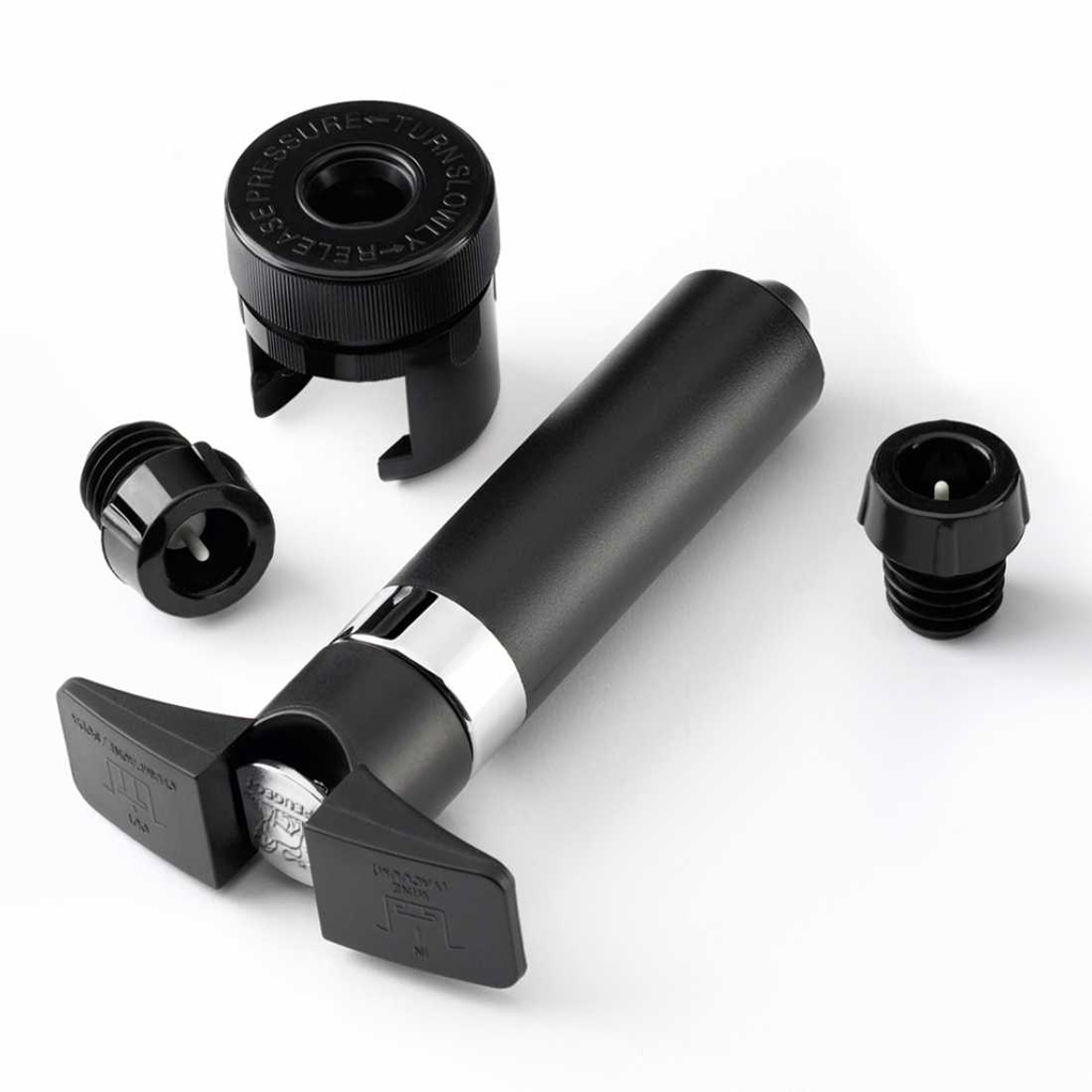 product image - Помпа с пробками для шампанского Peugeot Epivac Duo, 3 предмета, черный