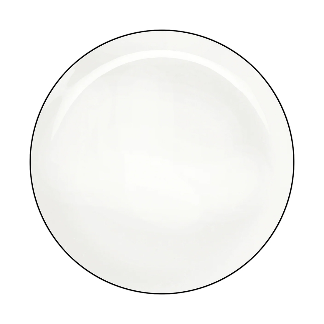 product image - Тарілка плоска порцелянова ASA Selection À table, діаметр 26,5 см, білий з чорним