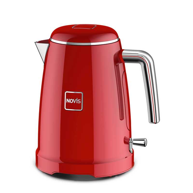 product image - Чайник електричний Novis Kettle K1, об'єм 1,6 л, червоний