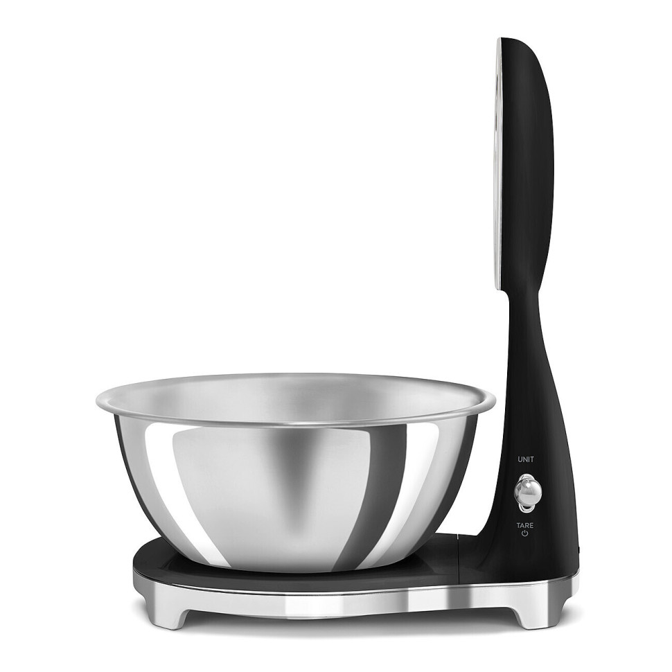Ваги кухонні Smeg 50 Style, 31,5х18х25 см, чорний