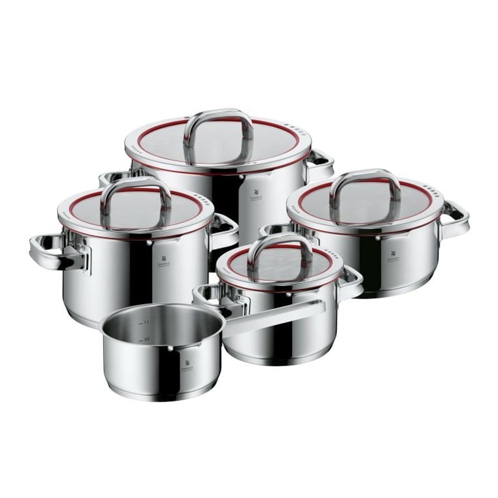 product image - Набор кастрюль с крышками WMF FUNCTION 4, серебристый, 5 шт