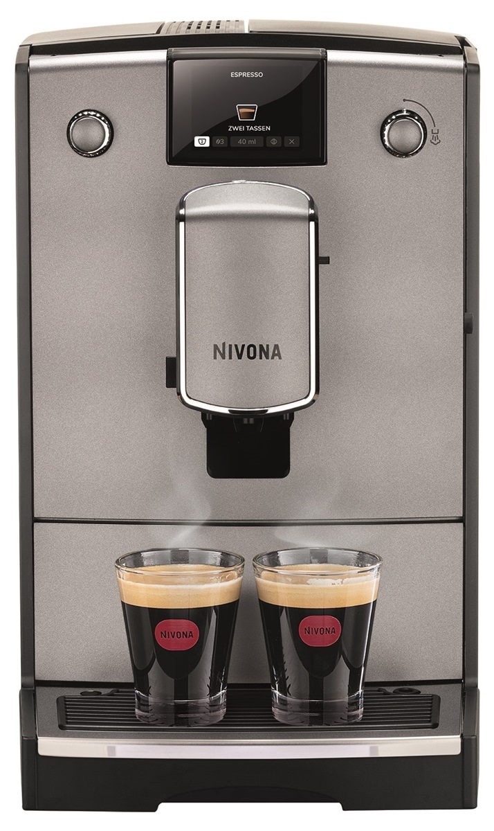 product image - Кавомашина автоматична NIVONA CafeRomatica 695, об'єм 2,2 л, срібляста з чорним