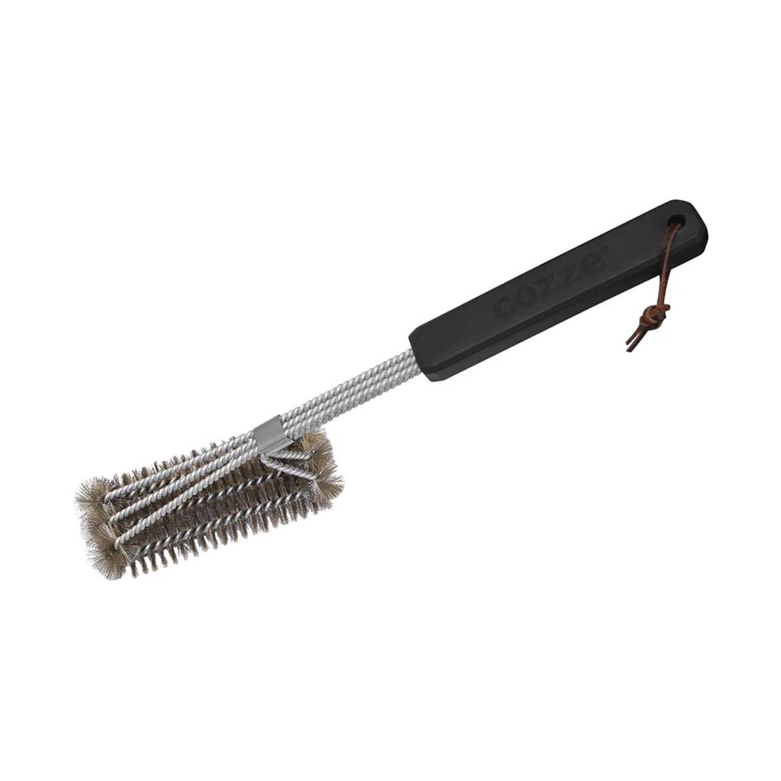 product image - Щітка для гриля Cozze, довжина 40 см, срібляста з чорним
