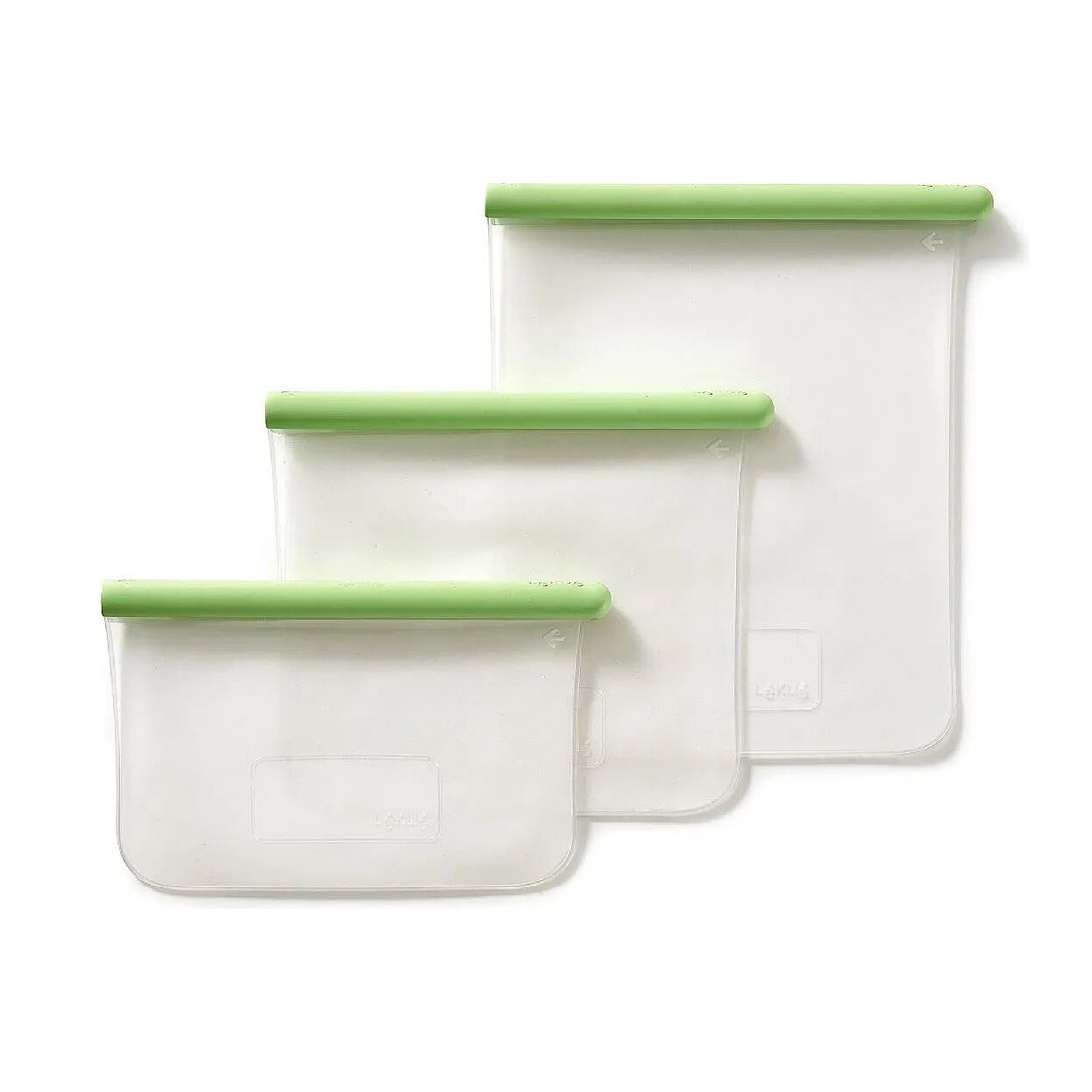 product image - Набор силиконовых пакетов Lekue, прозрачный, 3 шт