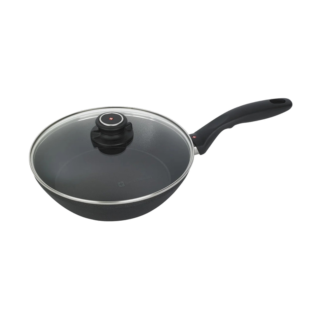 product image - Сковорода глубокая с крышкой Swiss Diamond XD INDUCTION, диаметр 24 см, черный