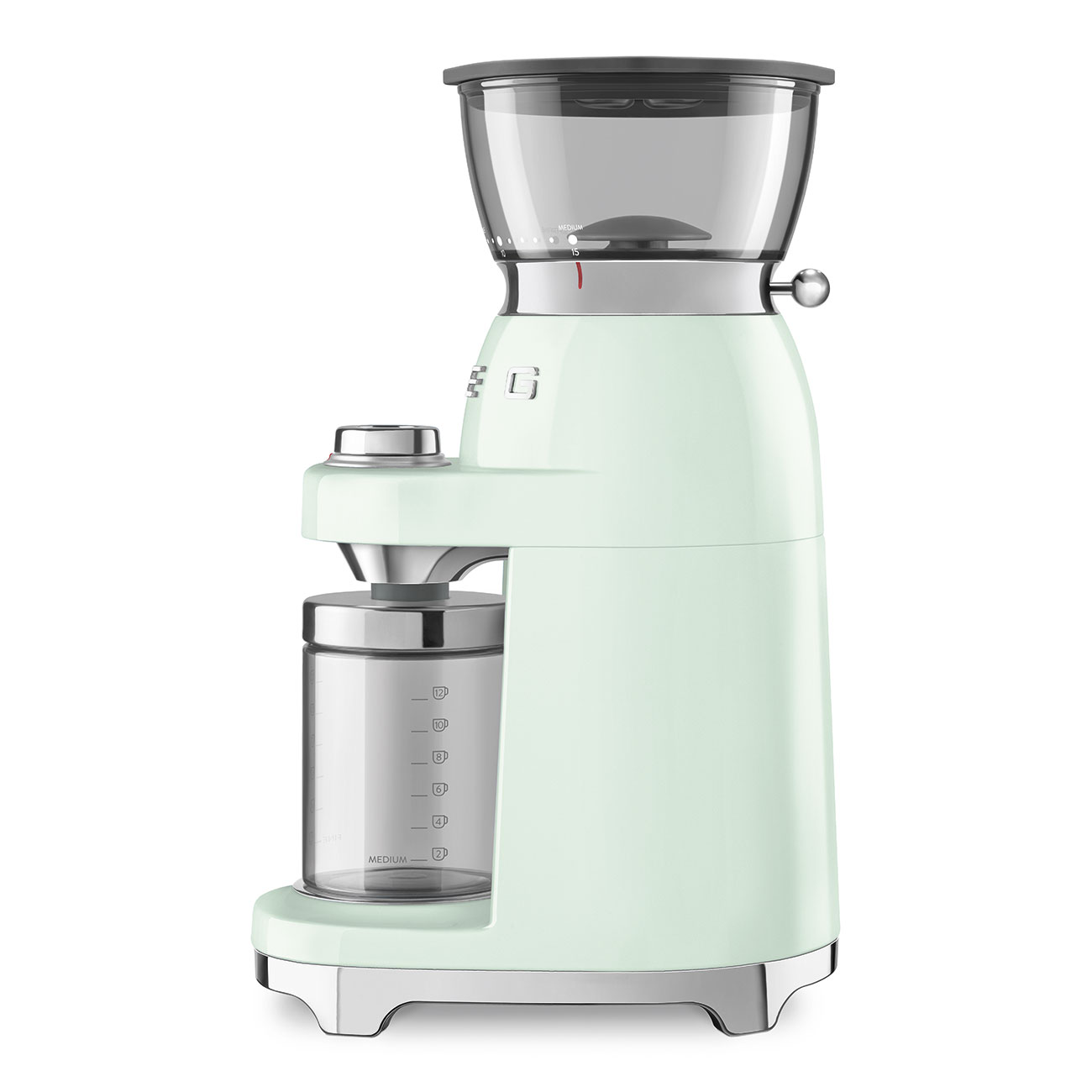Кофемолка Smeg 50 STYLE, 15x34,5x22 см, пастельно-зеленый
