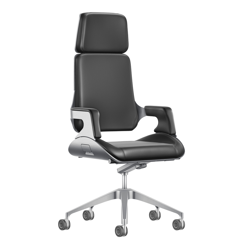 product image - Крісло керівника Interstuhl Silver
362S Leather Black