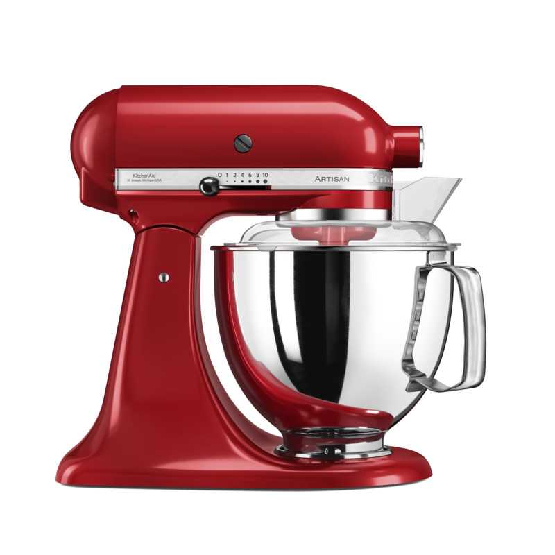 product image - Міксер планетарний KitchenAid ARTISAN, об'єм чаші 4,83 л, червоний