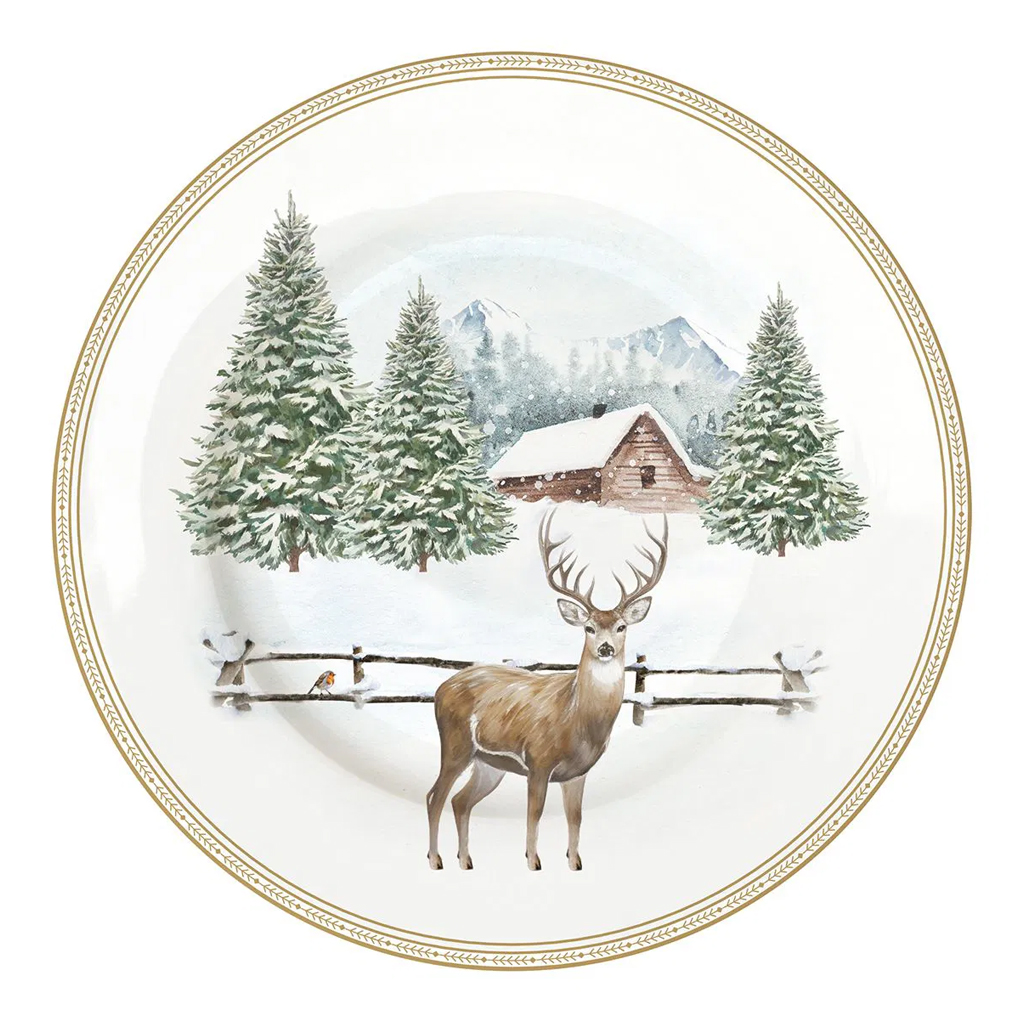 product image - Тарелка Easy Life WHITE FOREST, диаметр 19 см