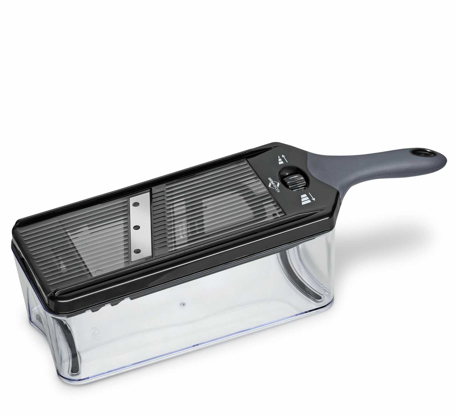 Овочерізка з контейнером Kuchenprofi Vario, 38x11, 5х15, 5 см, чорний