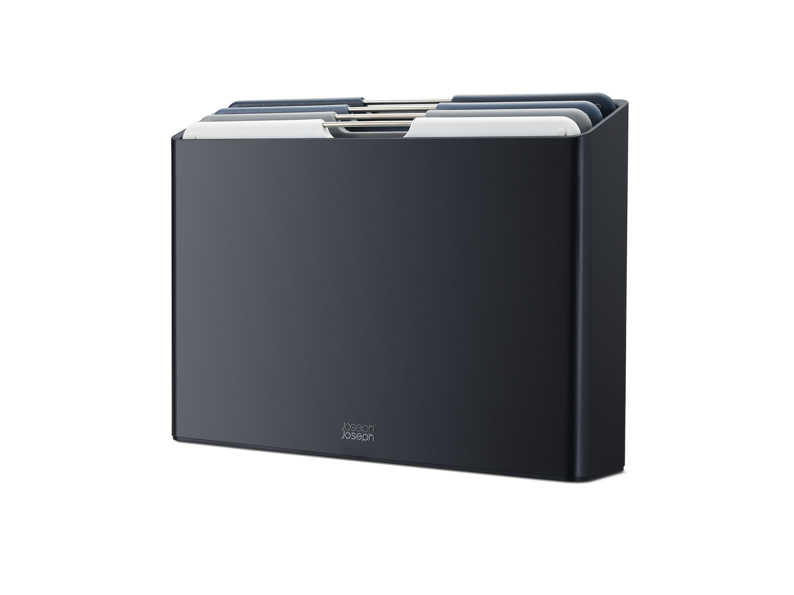 product image - Набор досок разделочных в кейсе Joseph Joseph FOLIO, 7,6x26,2x35,7 см , темно-серый, 5 предметов