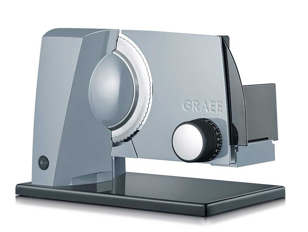 product image - Слайсер универсальный электрический Graef, 170 Вт, гладкое лезвие