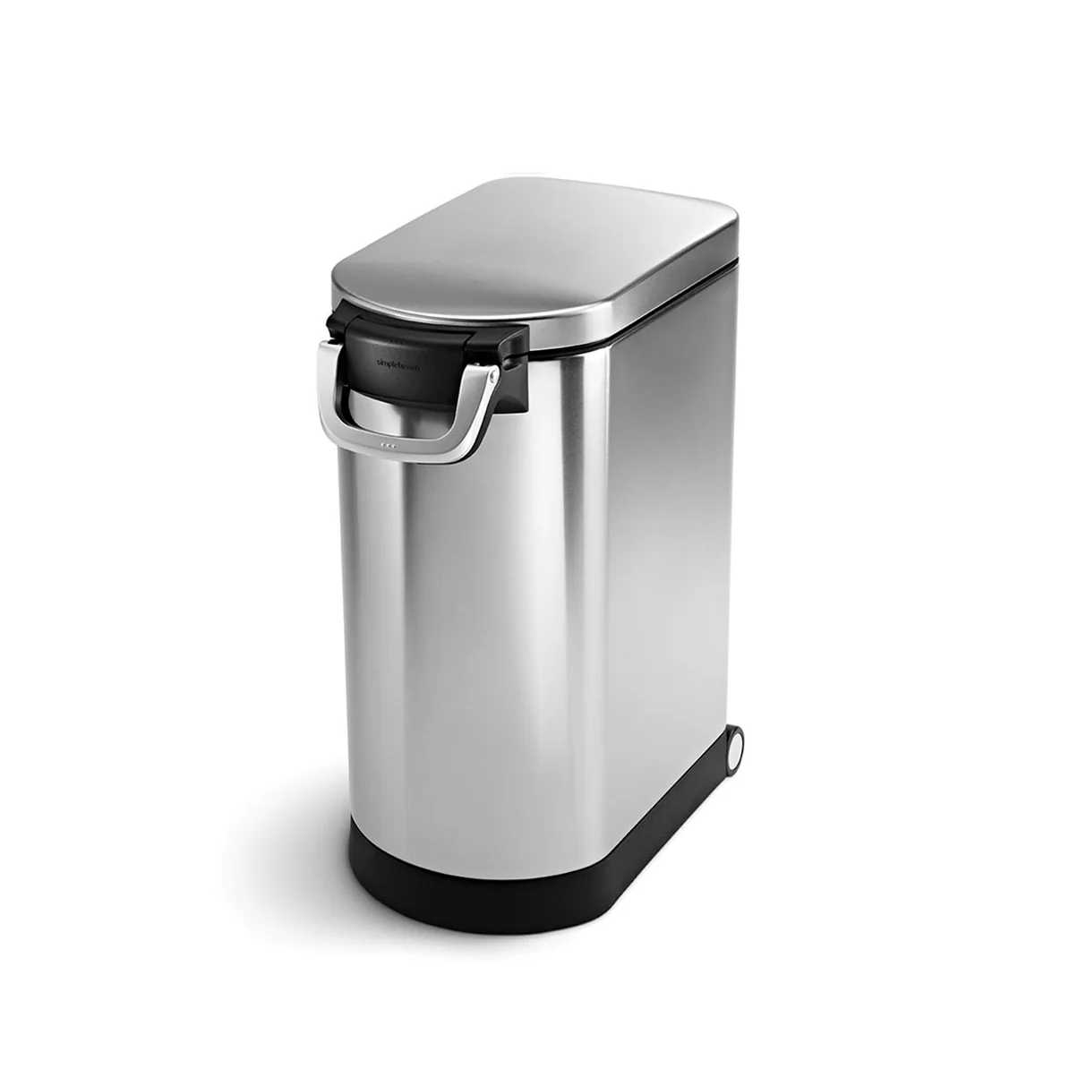 product image - Контейнер для корму Simplehuman Pet Food, об'єм 30 л, сріблястий