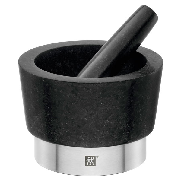 product image - Ступка з товкачем Zwilling SPICES, висота 10,2 см, діаметр 15 см, чорний