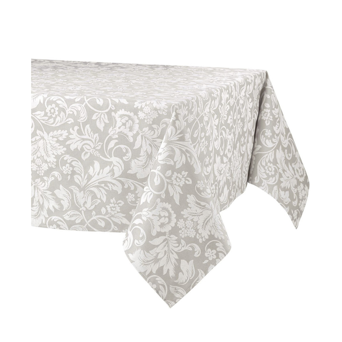 product image - Скатерть круглая Atenas Versalles White, диаметр 150 см