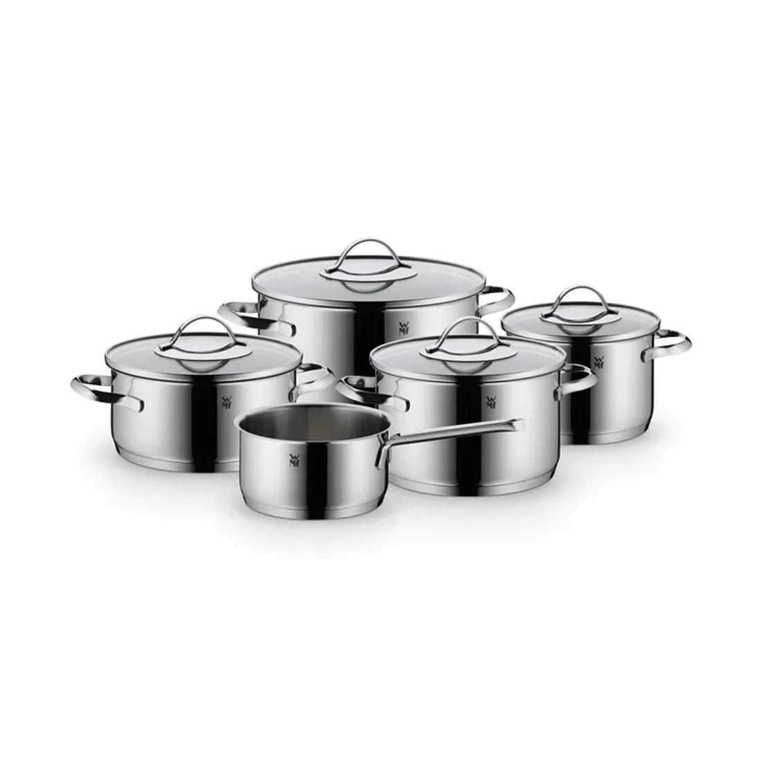 product image - Набор кастрюль с крышками WMF Aparto, серебристый, 5 шт
