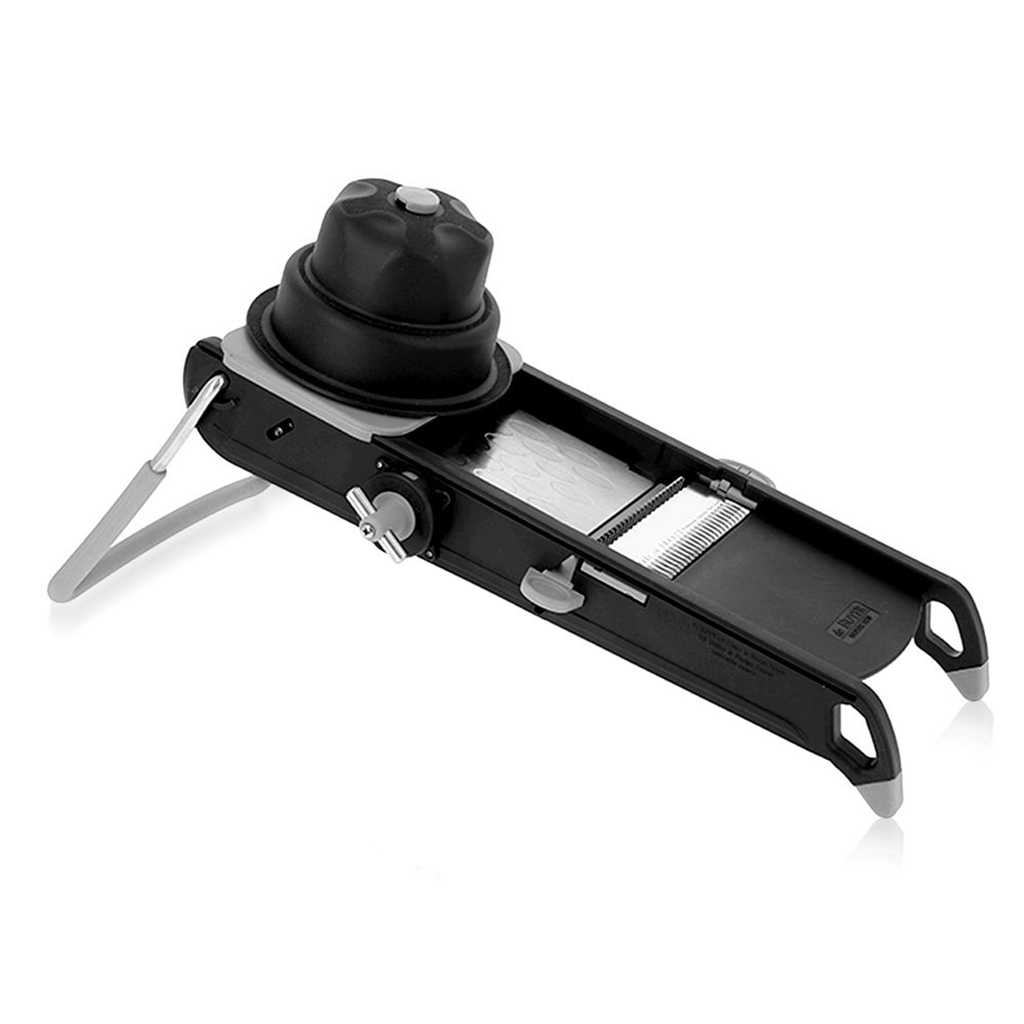 product image - Овочерізка-мандоліна SWING de Buyer LA MANDOLINE, 44,5x19,5x15 см, чорний