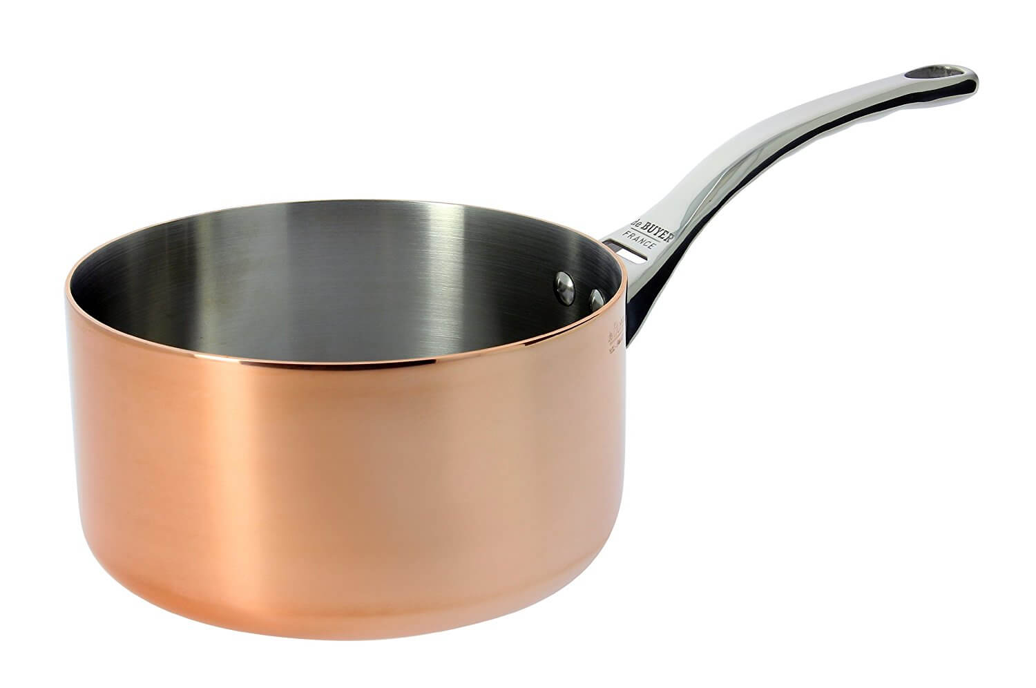 product image - Сотейник без крышки de Buyer Inocuivre, объем 1,8 л, диаметр 16 см