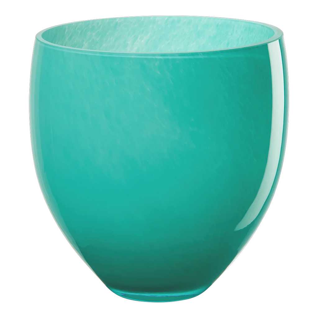 product image - Ваза стеклянная ASA Selection OLIVEIRA, высота 19 см, диаметр 18,5 см, голубой