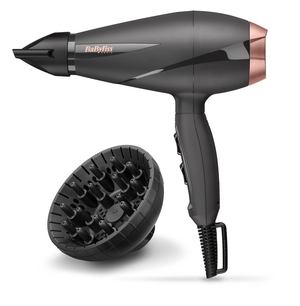 product image - Фен Babyliss, 2100W ionic, черный с медным