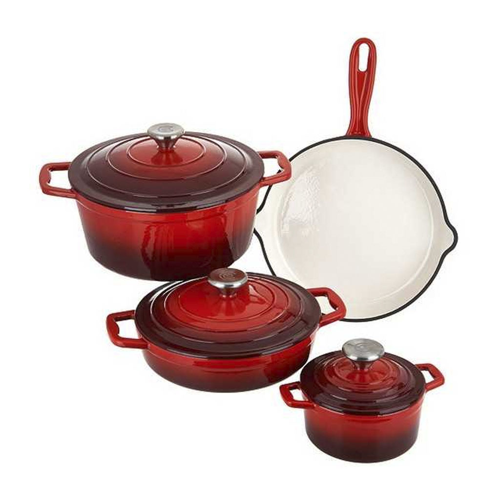 product image - Набор кухонной посуды Carl Schmidt Sohn XANTEN, красный, 4 шт