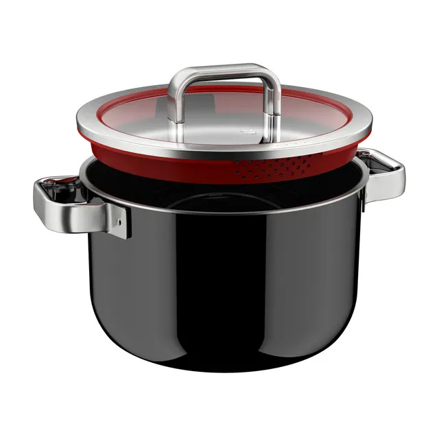 Набор кастрюль с крышками WMF Fusiontec Function Pro, черный, 4 шт
