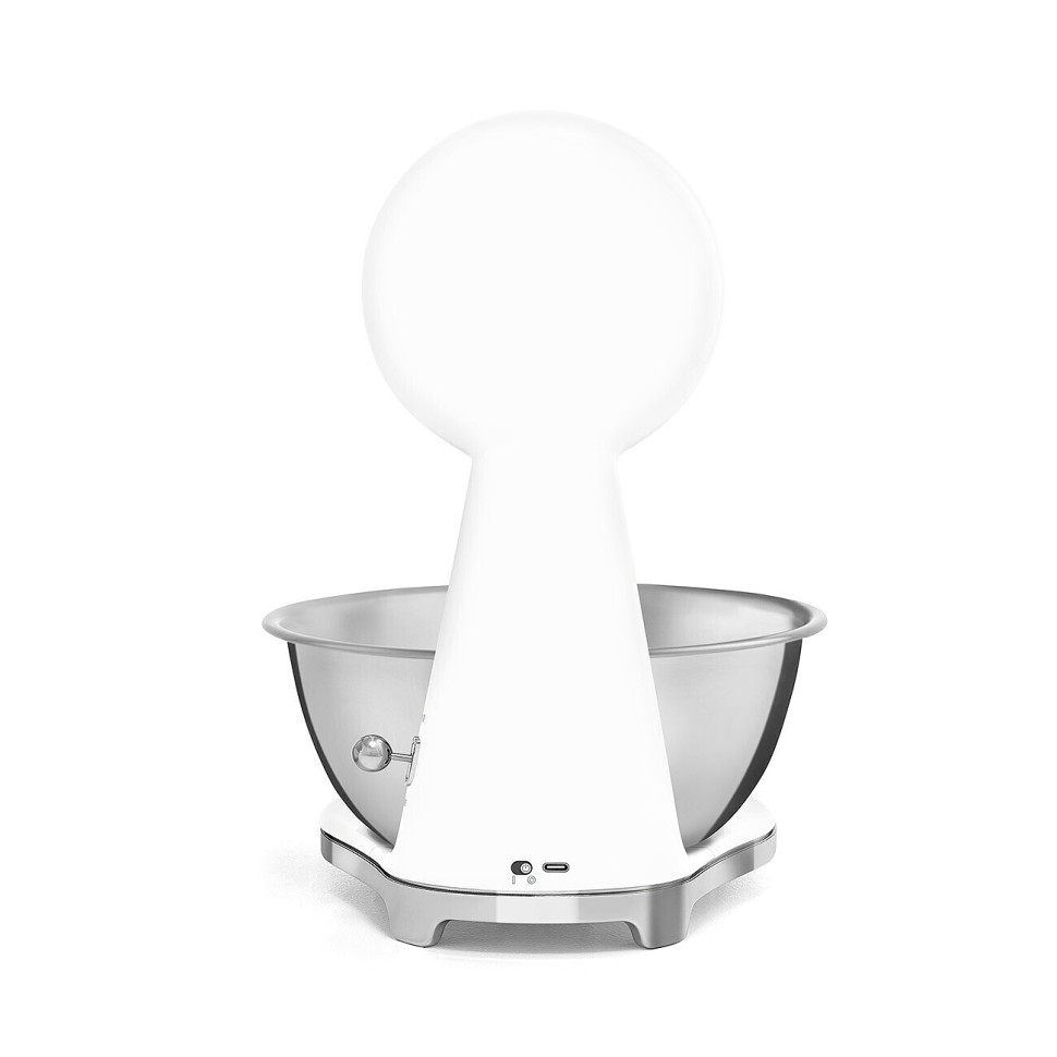 Ваги кухонні Smeg 50 Style, 31,5х18х25 см, білий