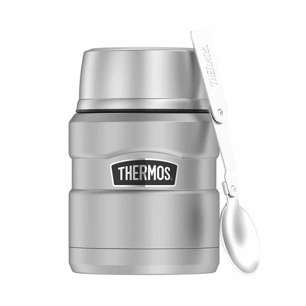 product image - Термос для еды Thermos STAINLESS KING, объем 0,47 л, серебристый
