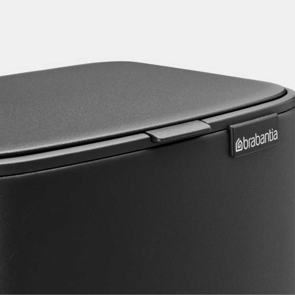 Бак для сміття Brabantia Bo Pedal Bin, об'єм 7 л, темно-сірий