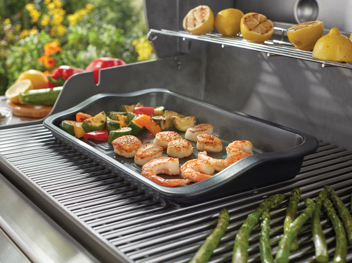 Планча для приготовления на гриле Weber, 42,5х25,5 см, серый