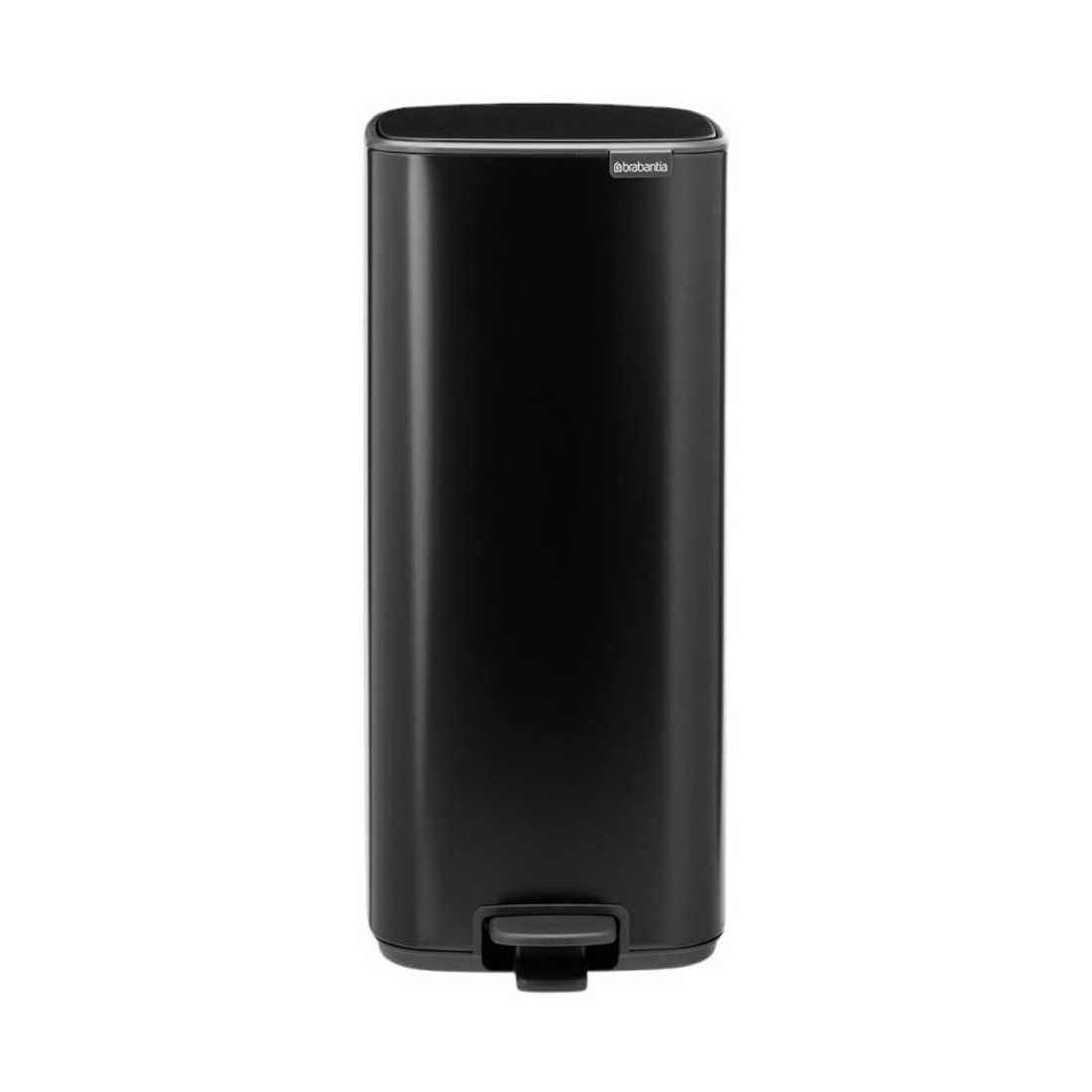 Бак для сміття Brabantia Bo Pedal Bin, об'єм 30 л, чорний матовий
