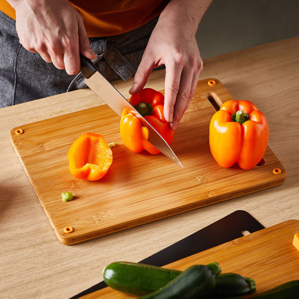 Дошка обробна Fiskars Functional Form, 44х27х2,2 см, світло-коричневий