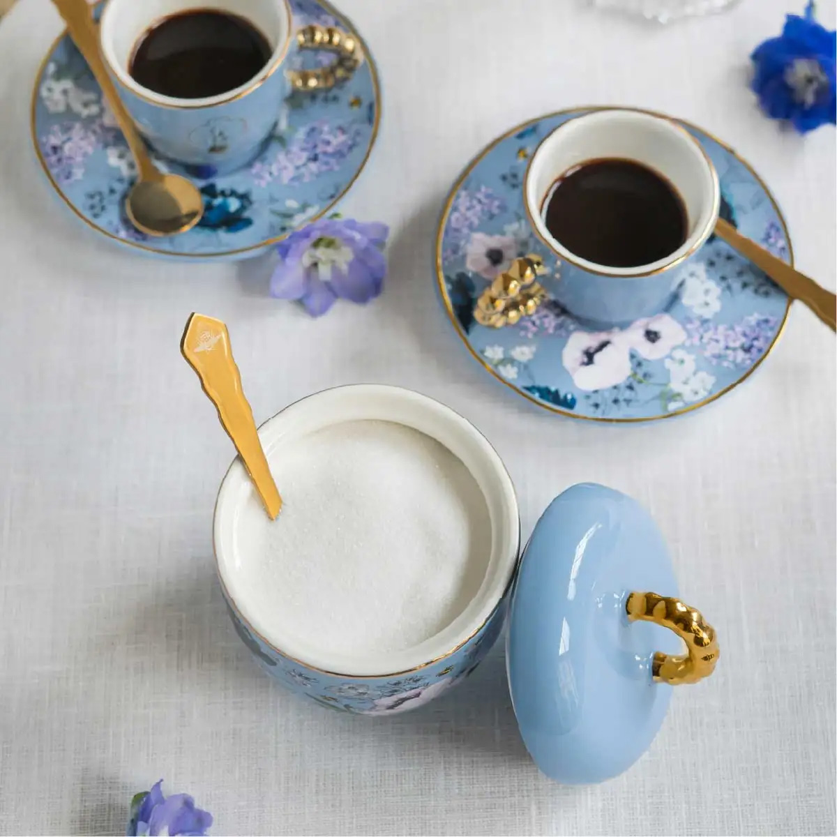 Цукорниця порцелянова Bialetti BRIDGERTON, об'єм 0,18 л, синій