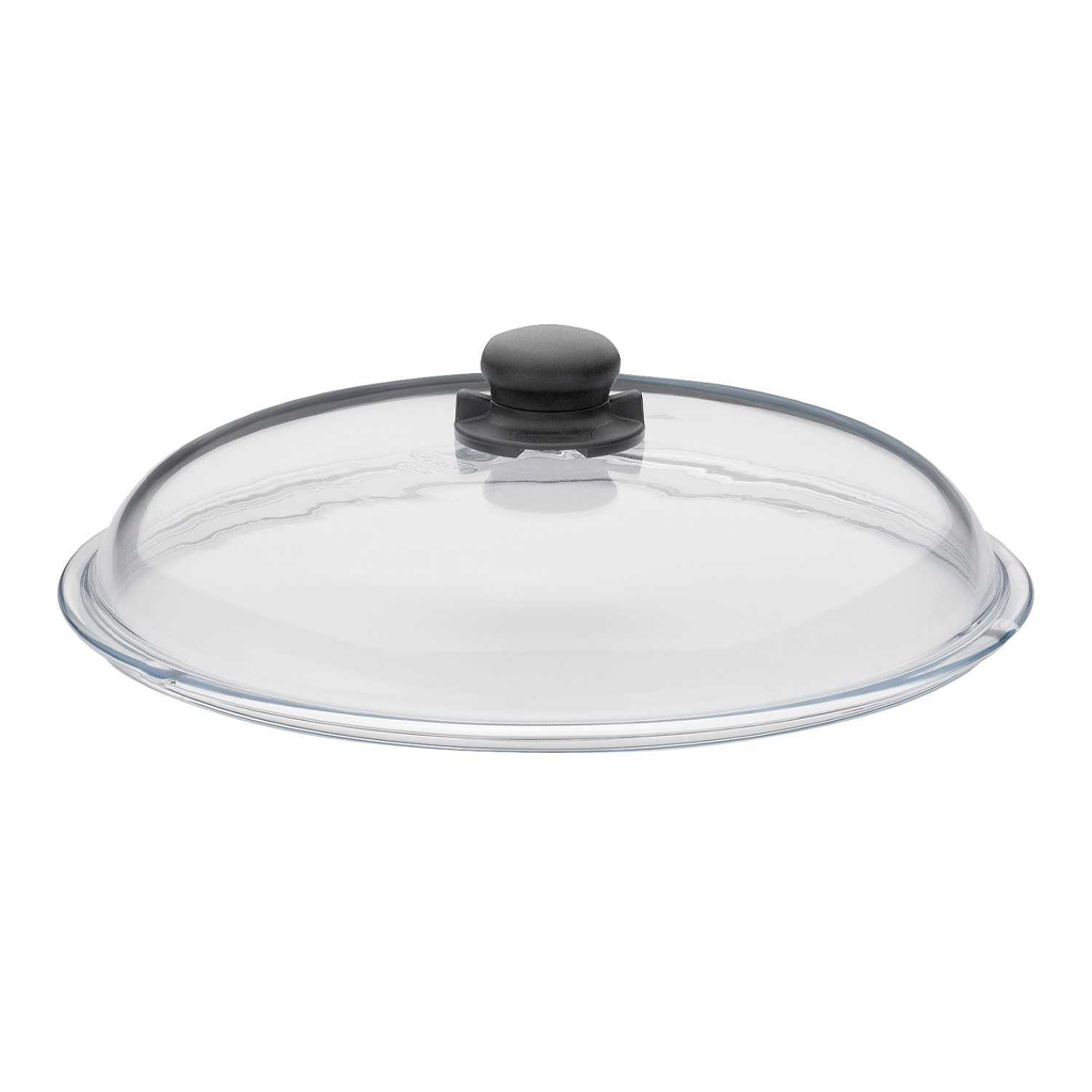 product image - Крышка стеклянная Spring VULCANO, диаметр 28 см, прозрачный