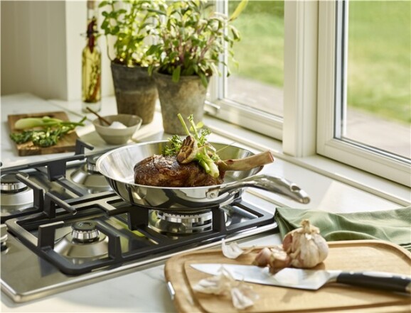 Сковорода стальная Scanpan Fry Pan STS, диаметр 28 см, серебристый