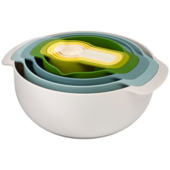 product image - Набор мисок Joseph Joseph Nest 9 Plus, разноцветный, 9 предметов