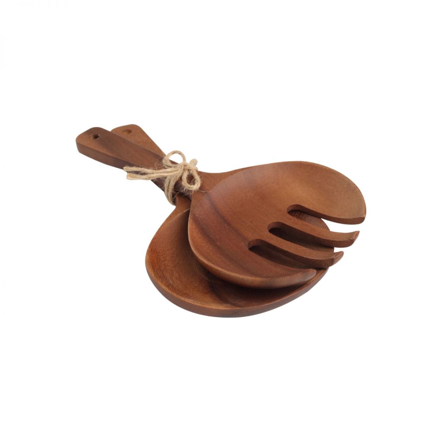 product image - Набір приборів для салату T&G TUSCANY Siena, довжина 24 см, дерево, бежевий, 2 предмети