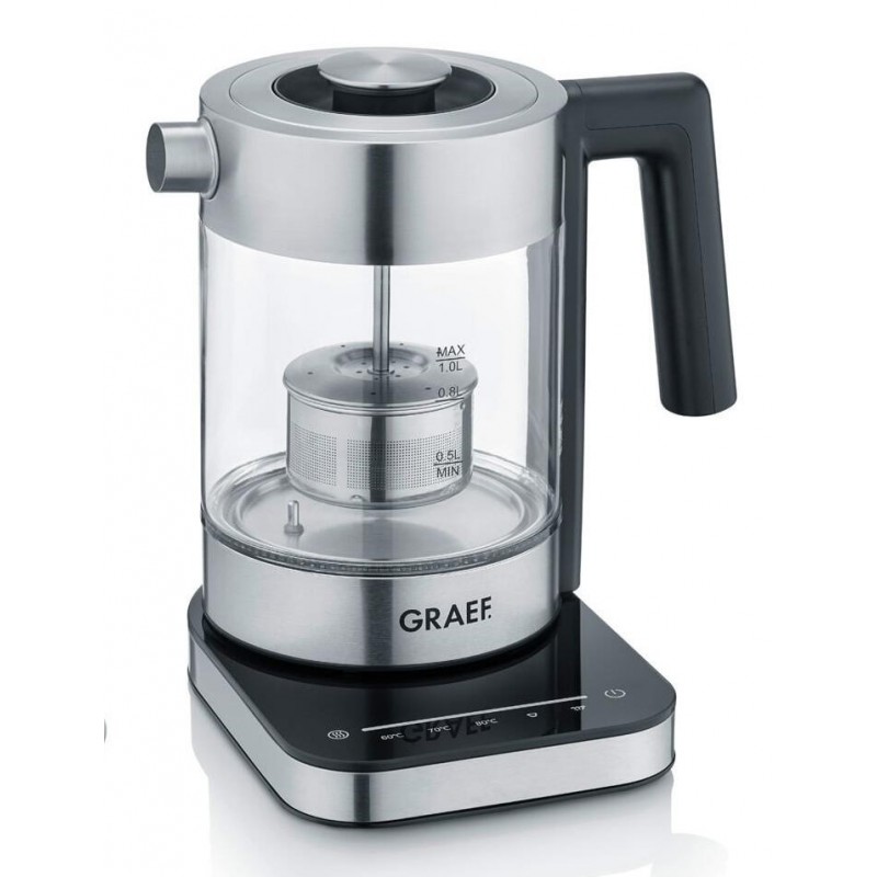 product image - Чайник электрический Graef WK 350, объем 1 л, прозрачный